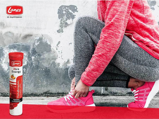 Lanes Xtra Energy Πολυβιταμίνη για Ενέργεια Orange Grapefruit 20 αναβράζοντα δισκία