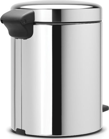 Brabantia 1126/21 Inox Bathroom Basket Soft Close 5lt Silver