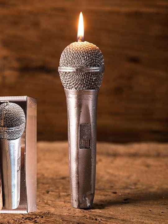 Easter Candle 17.5pcs Gray Microphone