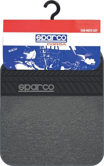 Sparco Σετ Μπροστινά και Πίσω Πατάκια Universal 4τμχ Γκρι
