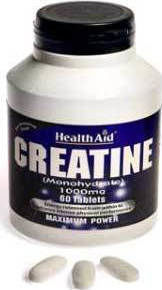 Health Aid Creatine 1000mg 60 ταμπλέτες