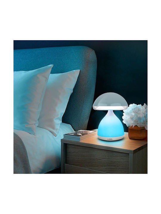 Huian Mushroom Lamp Lustră Decorativă Ciupercă Alb