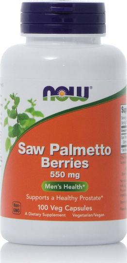 Now Foods Saw Palmetto 550mg 100 κάψουλες