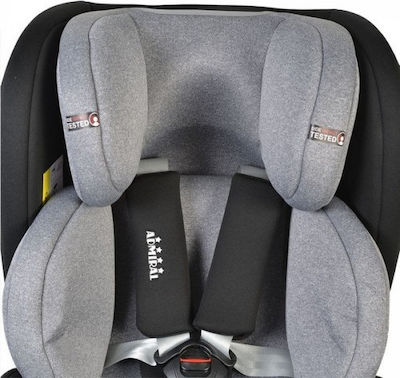 Cangaroo Admiral Baby Car Seat with Isofix Dark Grey 0-36 kg 107588