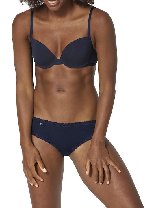 24/7 100 WHP Bra with Light Padding Underwire Navy Blue
