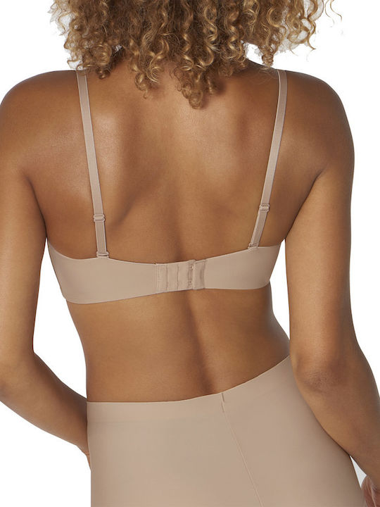 Stepy Soft Push Up Bra Underwire Beige