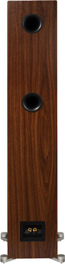 Elac DFR52 DFR52 Ζεύγος Ηχείων Hi-Fi Δαπέδου 140W 3 Δρόμων Π18.4xΒ24.1xΥ101.5εκ. Black/Walnut
