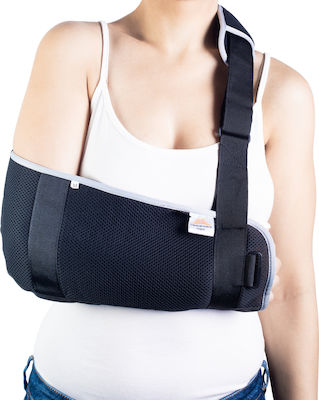 Medical Brace MB.2005 Ρυθμιζόμενος Φάκελος Ανάρτησης Ώμου σε Μαύρο Χρώμα