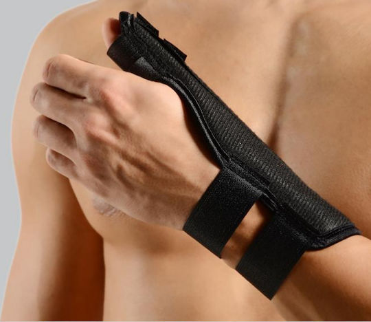 Anatomic Line 5502 Νάρθηκας Καρπού με Αντίχειρα σε Μαύρο Χρώμα
