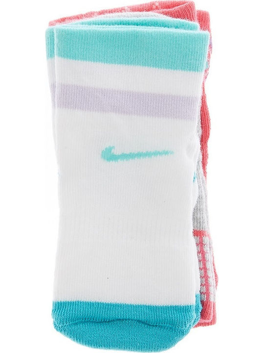 Nike Αθλητικές Παιδικές Κάλτσες Μακριές Πολύχρωμες 3 Ζευγάρια