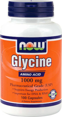 Now Foods Glycine 100 caps Unflavoured