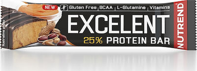 Nutrend Excelent Riegel mit 24% Protein & Geschmack Milchschokolade mit Nüssen 85gr