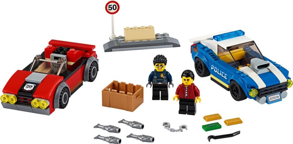 LEGO City Police Highway Arrest pentru 5+ Ani 185buc 60242