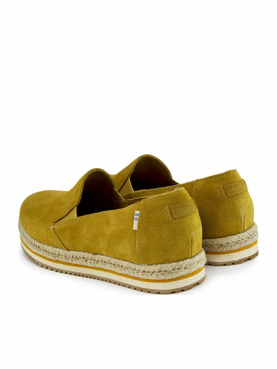 Palma Suede Women's Suede Espadrilles Yellow