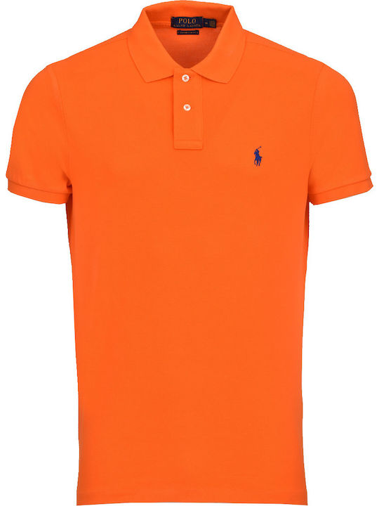 Ralph Lauren Herren Shirt Kurzarm Polo Orange