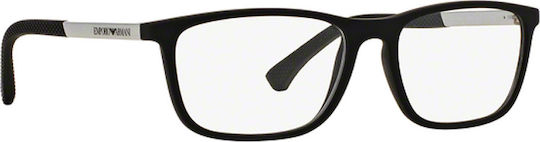 Emporio Armani Мъжки Рамки За Очилa Черни EA3069 5063