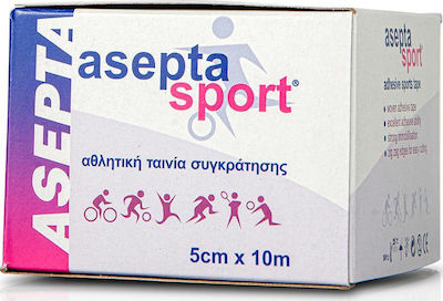 Asepta Aseptasport Adhesive Sport Tape 5cm x 10m Yellow