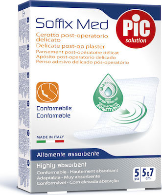 PiC Solution Soffix Med Sterilized Plasters 7x5cm 5pcs