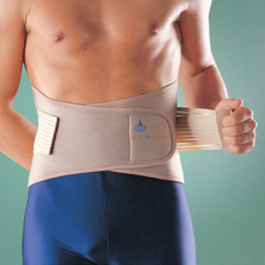 Oppo 1064 Work Neoprene Back Brace with Stays Height 25cm in Beige Color