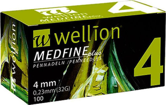 Wellion Medfine Plus Lancets 32G x 4mm 100pcs