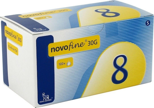 Novo Nordisk NovoFine Insulin Needles 30G x 8mm 100pcs