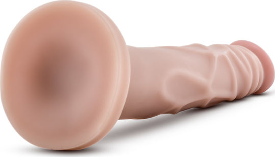 Dr. Skin Basic Glass Dildo With Suction Cup Beige 19cm