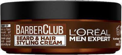 L'Oreal Paris Κρέμα Μαλλιών Men Expert BarberClub για Διαμόρφωση με Ελαφρύ Κράτημα 75ml