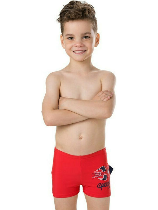 Speedo Kinder Badeanzug Badeshorts Rot