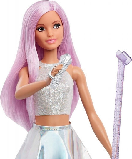 Barbie Pop Star with Microphone Doll for 3+ years+ Years