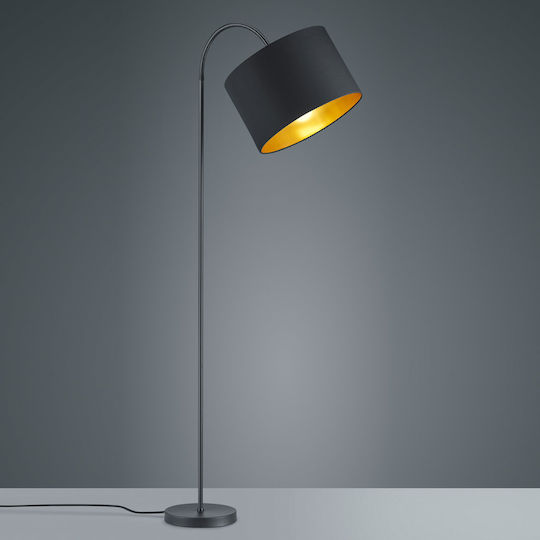 Trio Lighting Hostel Флоресцентна Лампа Височина 156xДължина 35см с Цокъл за Крушка E27 Черно Злато