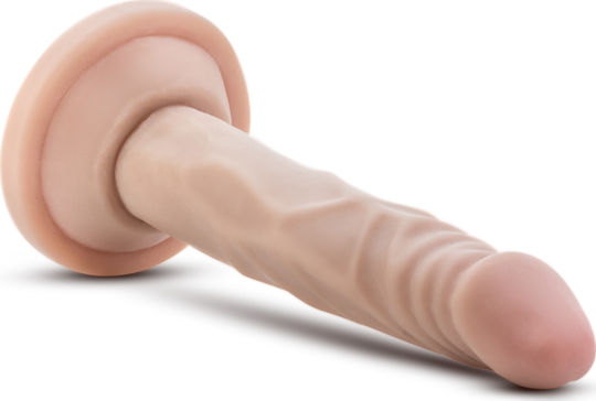 Dr. Skin Mini Ρεαλιστικό Dildo με Βεντούζα Beige 15cm