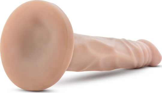 Dr. Skin Mini Ρεαλιστικό Dildo με Βεντούζα Beige 15cm