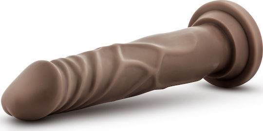 Dr. Skin Ρεαλιστικό Dildo με Βεντούζα Chocolate 19cm
