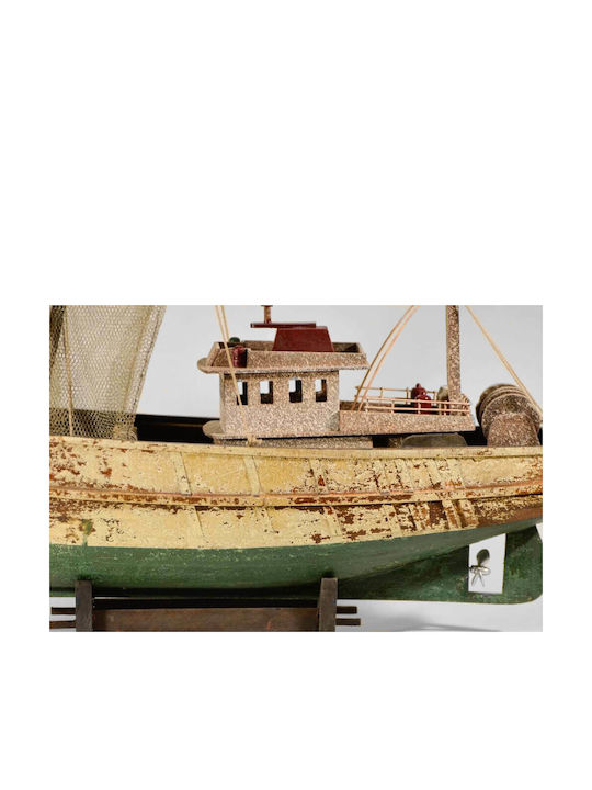 Christmas Boat Fishboat Wooden 45x32cm