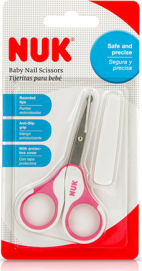 Nuk Baby Nail Scissors 10.256.257 Pink 1pcs