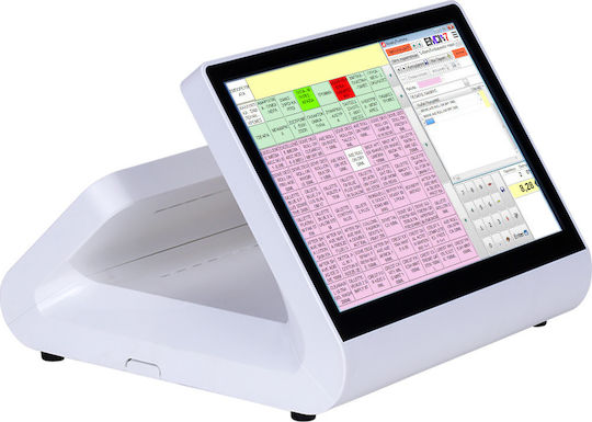 Elzab All-In-One POS System Schreibtisch Alfa 95 mit Bildschirm 12"