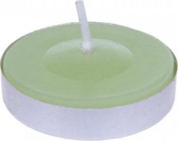 Tealights with Scent Green Apple in Green Color (up to 3 Burning Hours ) 10pcs