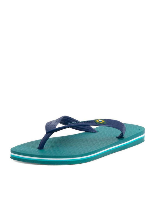 Classic Brazil II Men's Flip Flops Blue