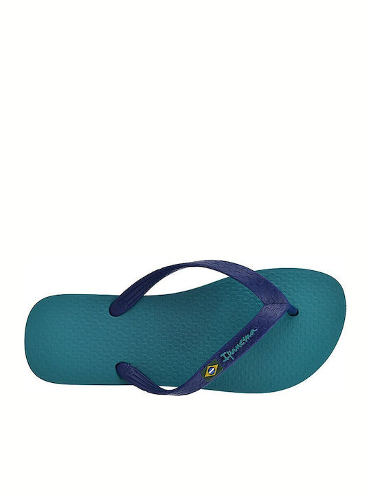 Classic Brazil II Men's Flip Flops Blue