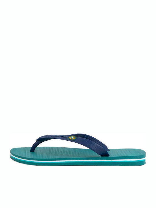 Classic Brazil II Men's Flip Flops Blue