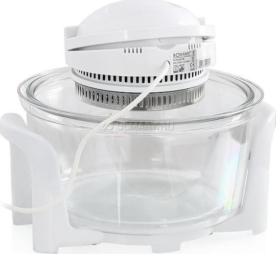 Bomann HLO 2280 138-0263 Halogenofen 12Es mit Halogenlampe Weiß
