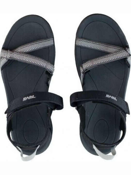 Verra Women's Flat Sandals Sporty in Black Color