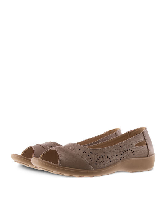 Antrin Anatomic Ballerinas Mara 140 Brown