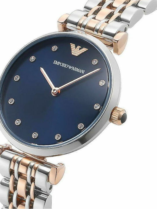 Emporio Armani Women's Watch with Silver Metal Bracelet