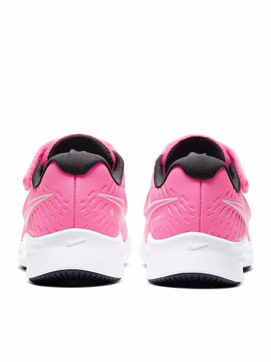 Stern Läufer Star Runner 2 Kinder Sportschuhe Laufen mit Bügel- und Schleifenverschluss Pink Glow / Photon Dust / Black / White