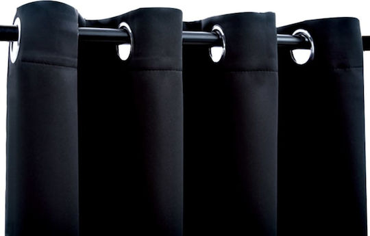 vidaXL Blackout Curtain With Black Grommets 290x245cm
