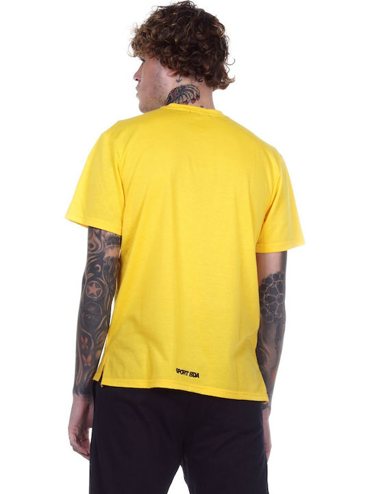 Body Action Men's Short Sleeve T-shirt Dark Yellow