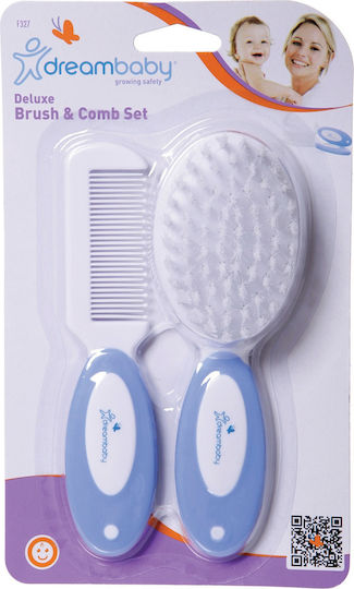 Dreambaby Baby Brush & Comb Blue 2pcs