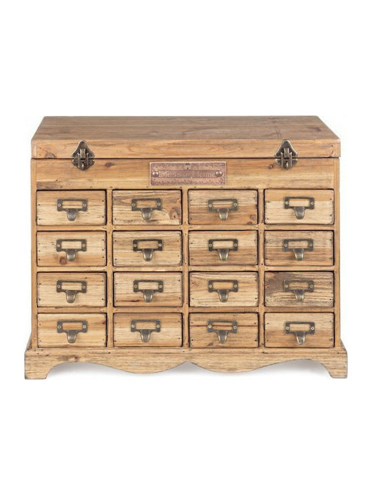 Sixtem Wooden Storage Drawers L51xW24xH41cm