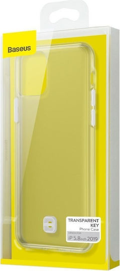 Baseus Transparent Key Back Cover Σιλικόνης με Λουράκι Διάφανο (iPhone 11 Pro)